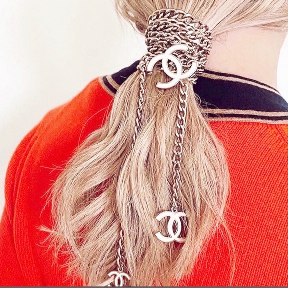 ❌SOLD❌VINTAGE CHANEL Black Gold  CC Logo Necklace - Picture 12 of 12